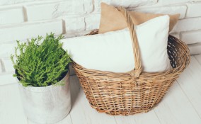 come pulire cestino vimini, pulizia cestino vimini