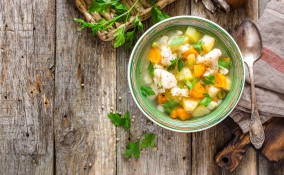 zuppa, verdura, estate