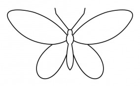 disegnare farfalla bambini