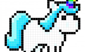 pixel art unicorno, coding unicorno, disegni unicorno 