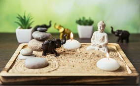 giardino zen tavolo, come realizzarlo, relax