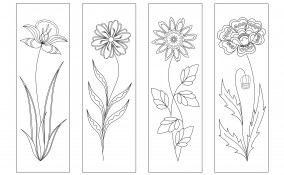 segnalibri fai da te da colorare, segnalibri da stampare, segnalibri fai da te