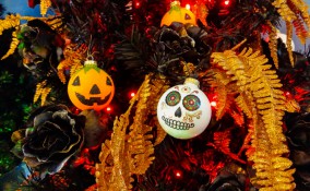 albero halloween, albero halloween idee, albero halloween decorazioni