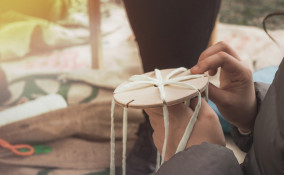 lavoretti telaio lana