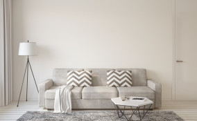 arredamento, salotto, spazio living piccolo