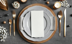 apparecchiare la tavola, elegante, cene di prappresentanza