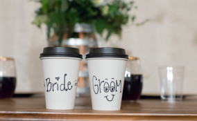 matrimonio, tema, caffè