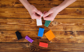 arcobaleno orecchini fimo