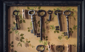 appendichiavi fai da te, appendichiave decoupage, portachiavi fai da te