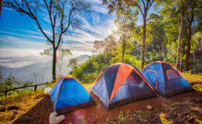 tenda campeggio pulizia