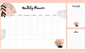 planner mensile da stampare gratis, planner mensile da stampare