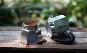 lavaggio, caffettiera, pulizia