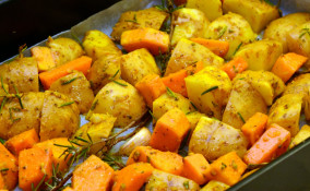 zucca, patate, mozzarella