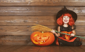 trucco, strega, halloween