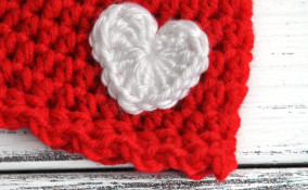 cuore uncinetto facile, cuore uncinetto