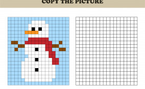 pixel art inverno, coding inverno