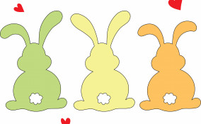 sagome coniglietti pasquali da ritagliare, sagoma coniglio da ritagliare, sagome coniglietti di pasqua da ritagliare