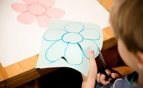 fiori carta esperimento