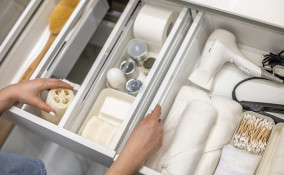 decluttering bagno, riordinare bagno