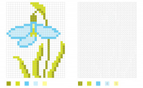 pixel art fiori facili, pixel art fiori, coding fiori facili