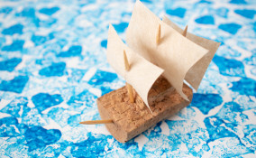 barchetta sughero fai da te