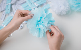 pom pom decorazioni party