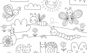 disegni da colorare estate, disegni estate