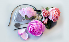 rosa fai da te gomma eva, rosa fai da te gomma crepla, rosa fai da te