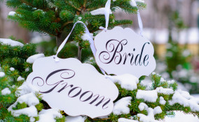 decoro matrimonio  inverno 