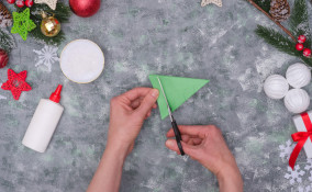 decorazioni albero carta fai da te