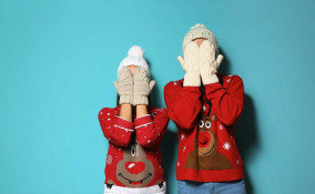 Maglioni natalizi di coppia