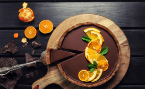 come decorare crostata arance, crostata arancia