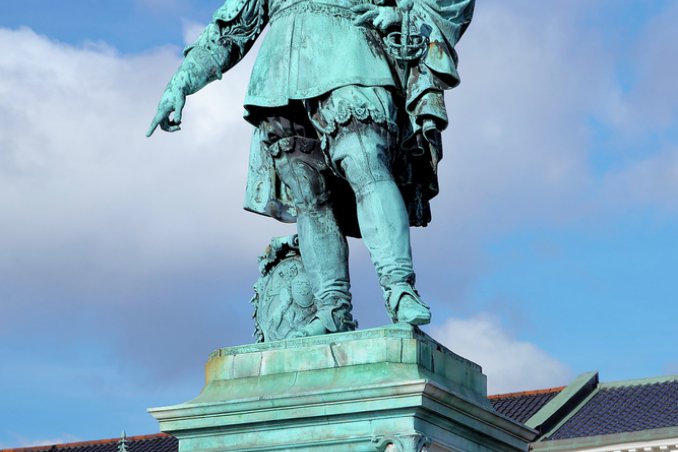 monumento Re Gustavo II Goteborg Svezia