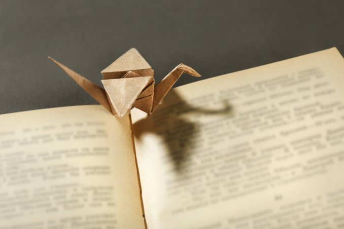 origami carta libro 