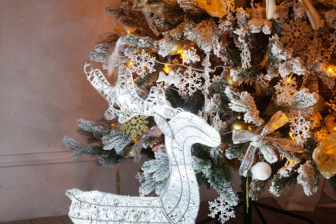 natale albero luci decorazione