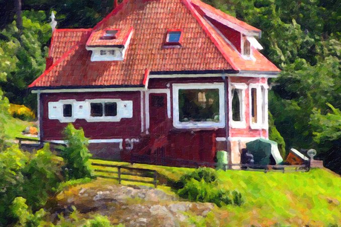 casa appena costruita