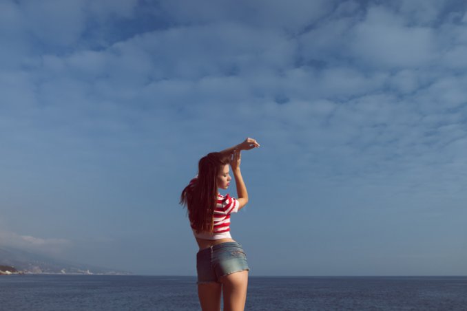 pin up curve fianchi seno curvy