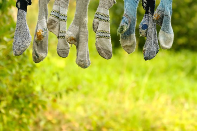 Calze bucate, fashion, glamour