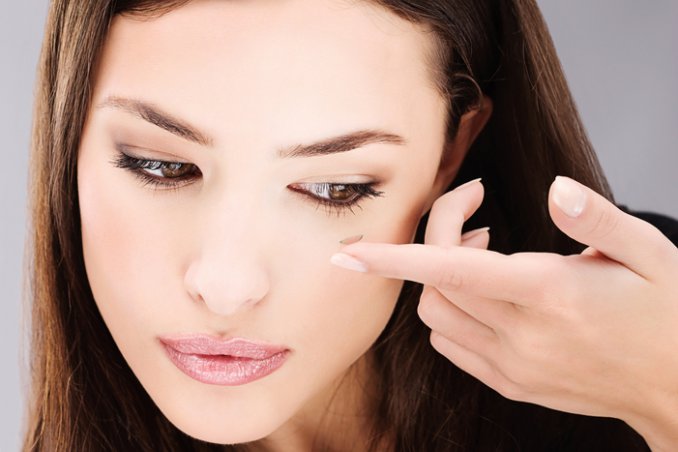 occhi lenti colore estetica