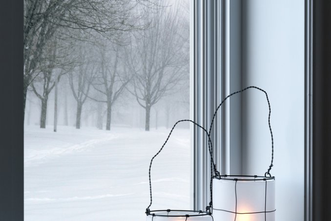 lanterne nella finestra