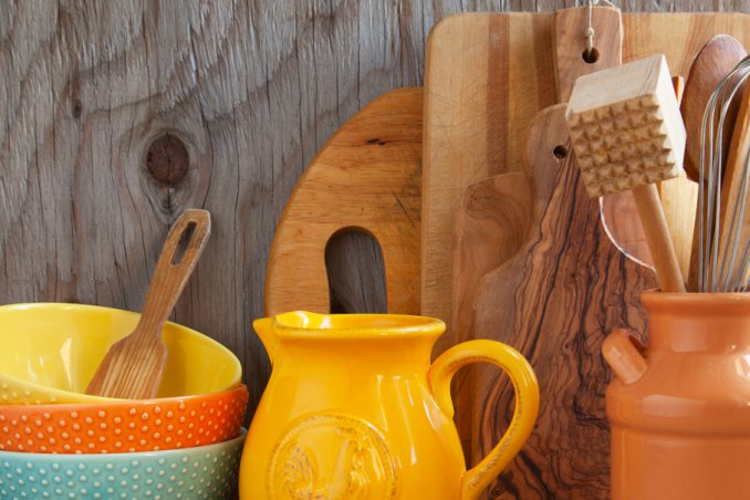 cucina utensili tagliere