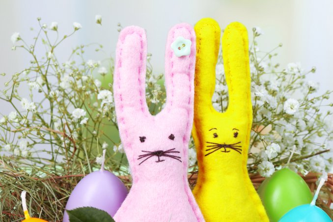 coniglietti segnaposto decorazione tavola