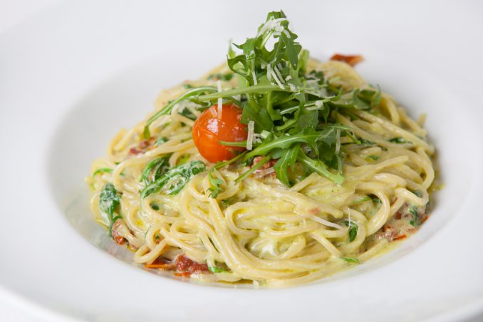pasta rucola salsiccia