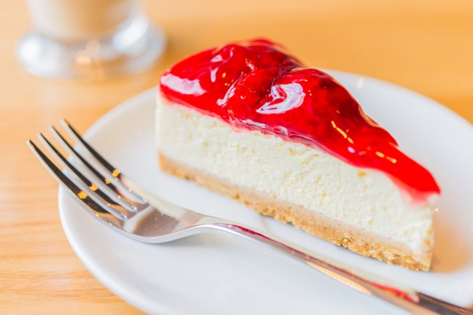 cheesecake fredda fragole
