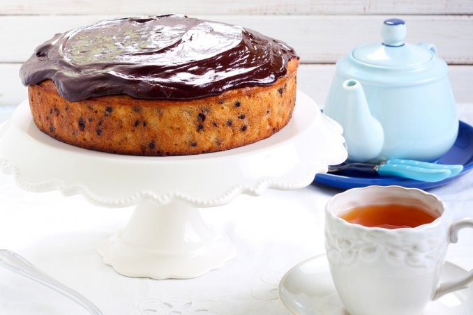 Torta alla banana e cioccolato