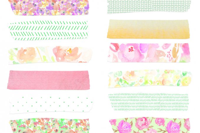 washi tape, nastri adesivi decorativi, nastri adesivi colorati