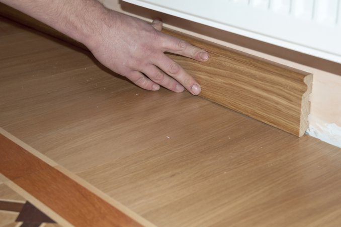 battiscopa che si stacca