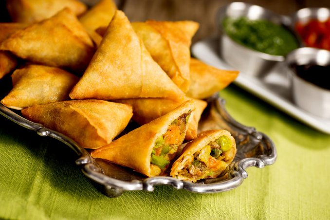 samosa, cucina indiana, snack etnici