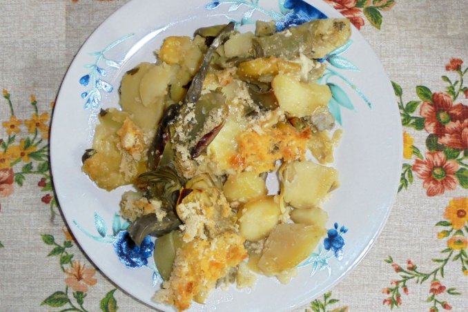come cucinare carciofi freschi, ricetta carciofi, ricetta carciofi e patate