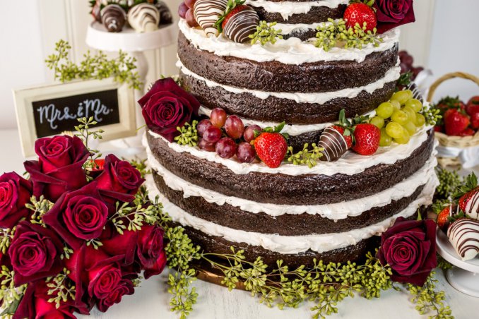 torta nuziale, naked cake, matrimonio